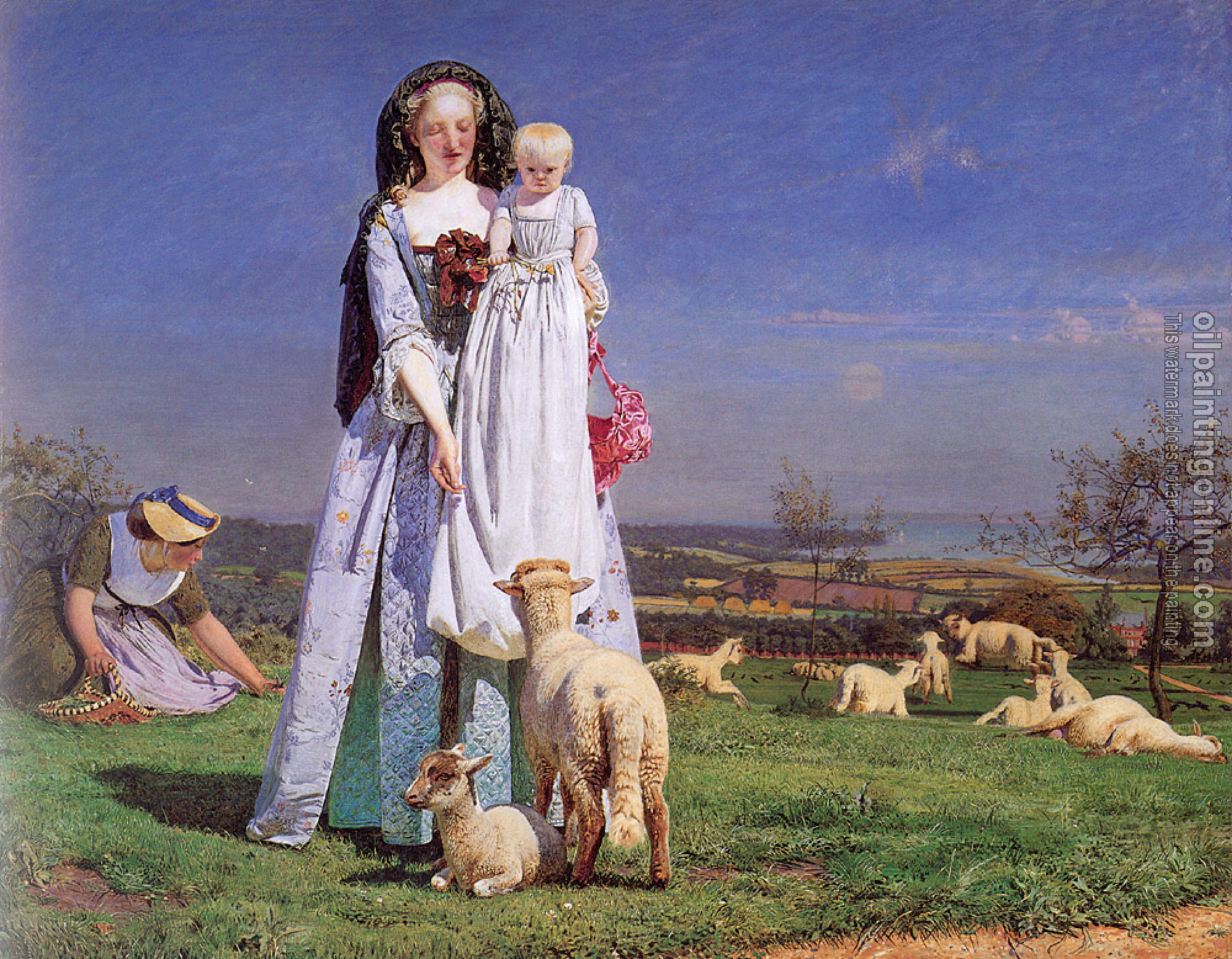 Ford Madox Brown - The Pretty Baa Lambs